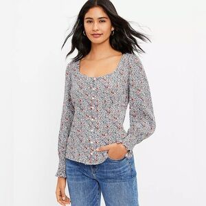Loft Floral Blouse (L)